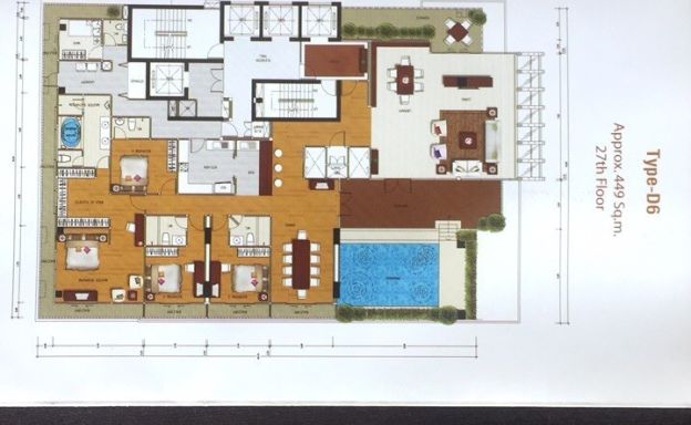 Bangkok Penthouse Condo with Private Pool