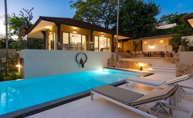Luxury 3-Bed Pool Villa 700m from Choeng Mon Beach