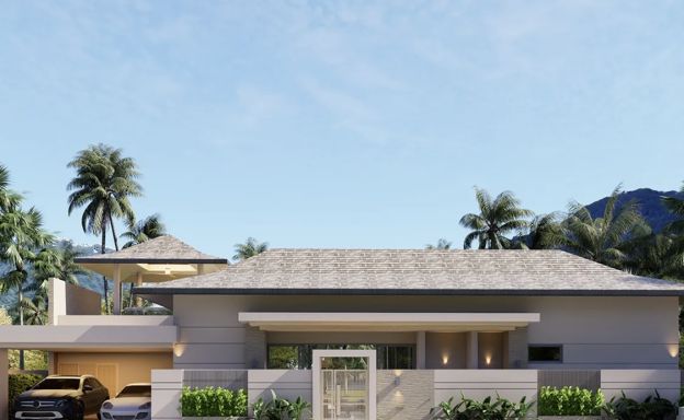 Modern 3-Bedroom Private Pool Villa in Plai Laem, Koh Samui