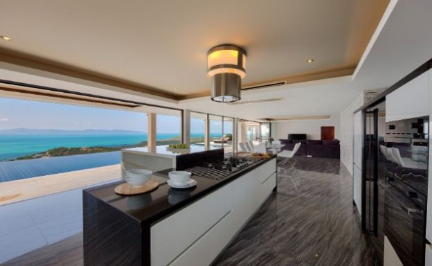 Unique 7 Bedroom Sunset Sea-View Luxury Pool Villa