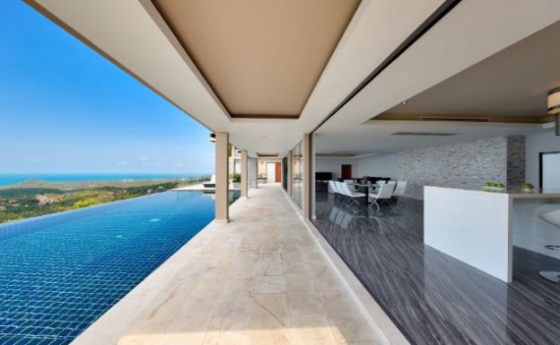 Unique 7 Bedroom Sunset Sea-View Luxury Pool Villa