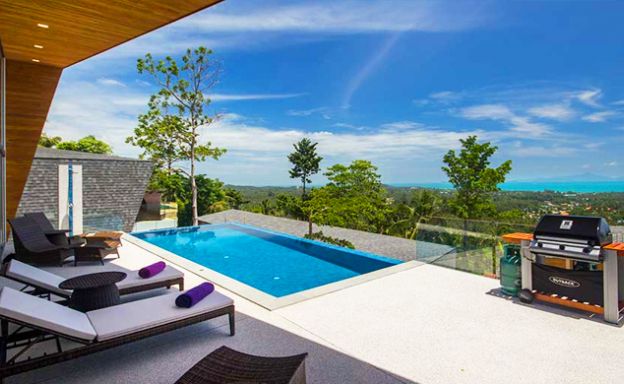 New Modern 3-4 Bedroom Luxury Pool Villas in Maenam