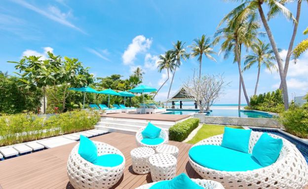 Beachfront 5 Bedroom Villa in Resort in Hua Thanon