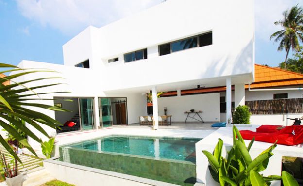 Modern Minimal 3 Bedroom Pool Villa in Plai Laem