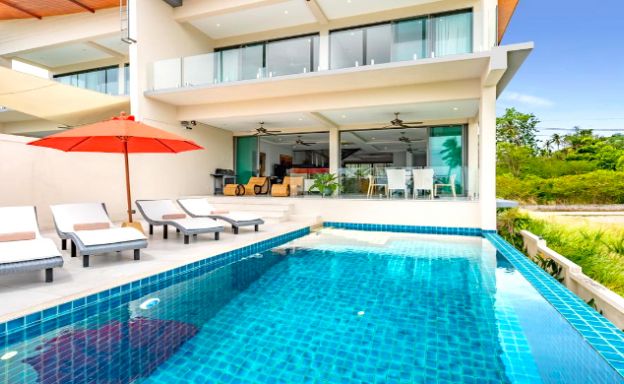 New Luxury 4 Bed Sea-view Villa for Sale in Bangrak