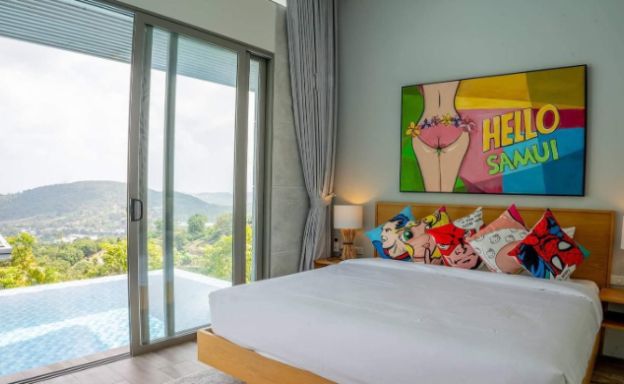 Ultra Modern Luxury Sea view Pool Villa in Bophut