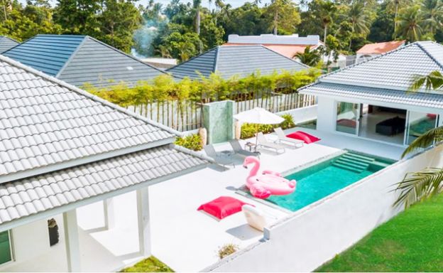 Modern 3 Bedroom Pool Villa for Sale in Maenam