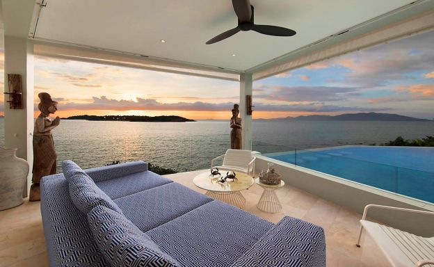 Fabulous Beachfront Luxury Villa for Rent in Plai Laem
