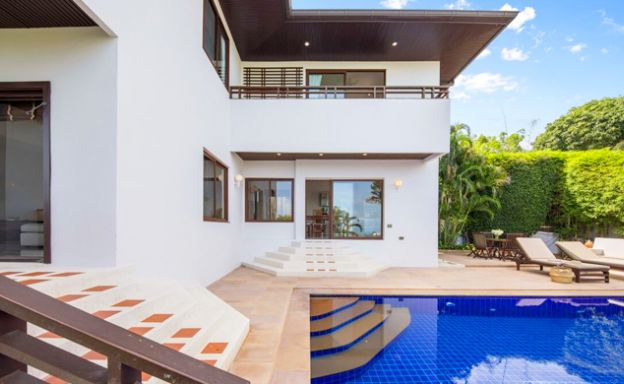 Spacious 4 Bed Luxury Sea View Villa in Choeng Mon