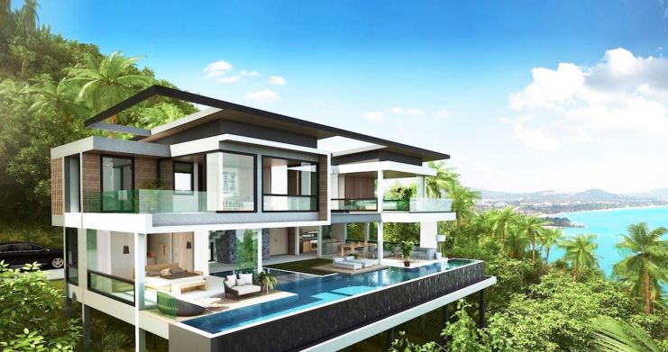 Exclusive New Sea View Pool Villas in Chaweng Noi-3