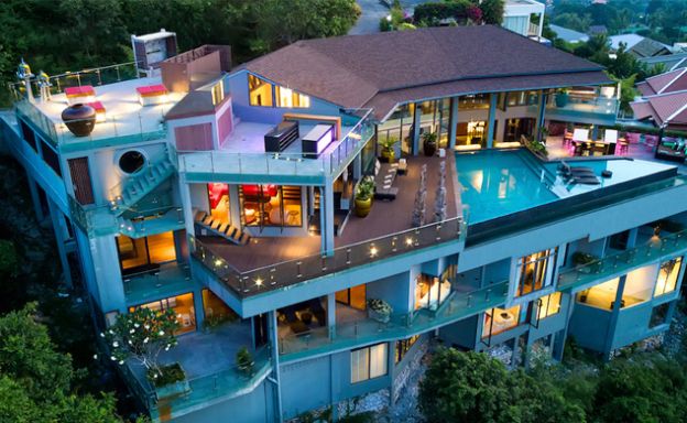 Epic 8 Bedroom Sea View Luxury Pool Villa in Plai Laem