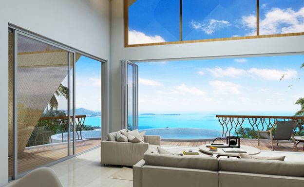 Unique Luxury Sea View Pool Villas in Chaweng Noi