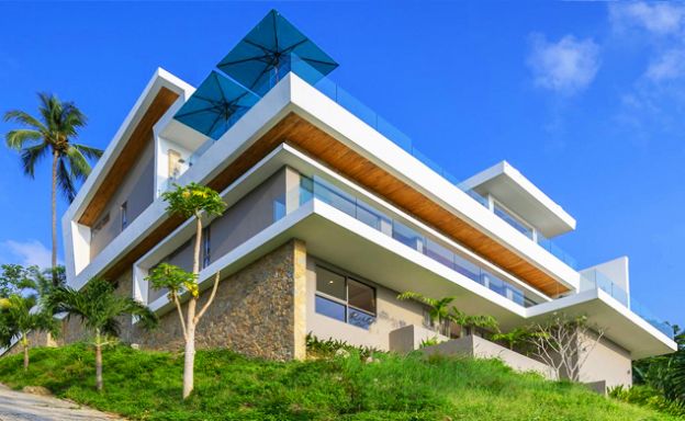 Ultra Modern 5 Bedroom Sea View Villa in Chaweng Noi