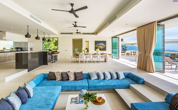Beautiful 5 Bedroom Luxury Sea View Villa in Nathon