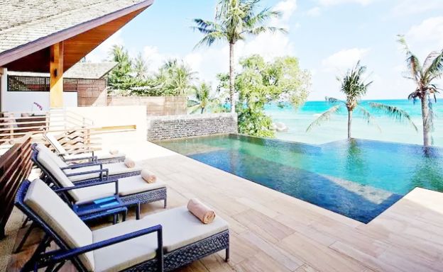 Luxury 5 Bedroom Beach Front Pool Villa in Lamai