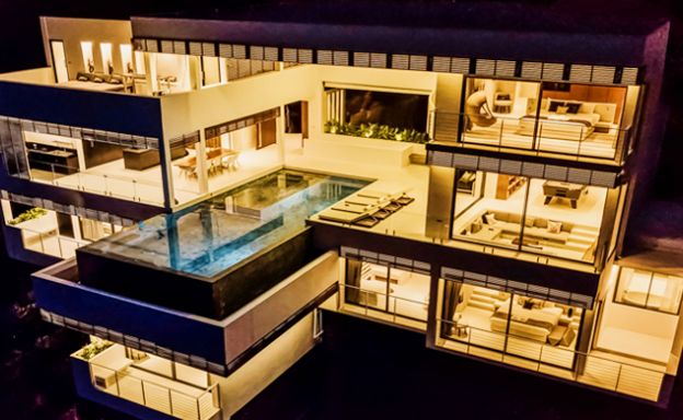 Ultra Modern 5 Bedroom Sea View Villa in Chaweng Noi