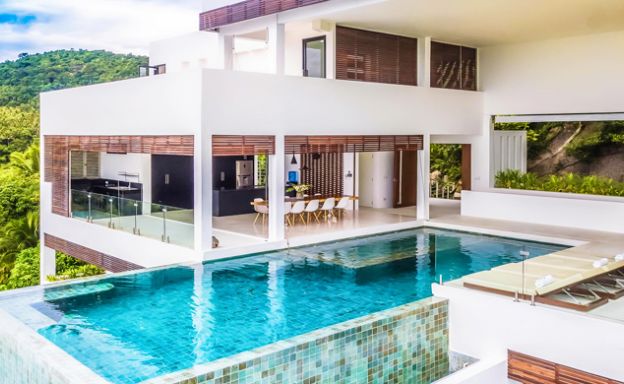 Ultra Modern 5 Bedroom Sea View Villa in Chaweng Noi