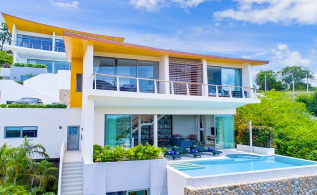 3-4 Bedroom Luxury Pool Villa for Sale in Plai Laem