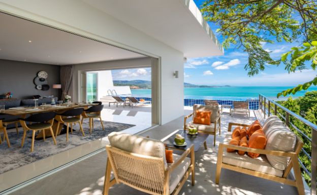 Luxury 3 Bedroom Sunset Sea View Villa in Big Buddha