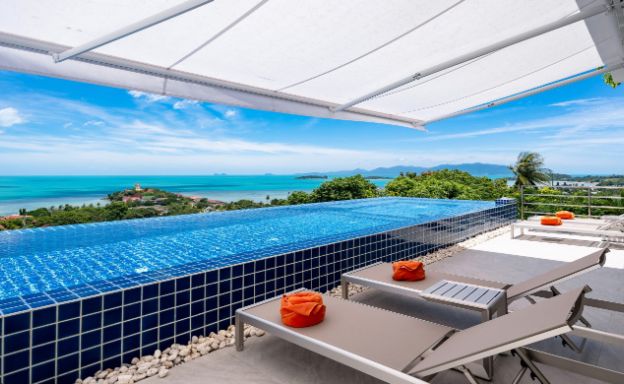 Luxury 3 Bedroom Sunset Sea View Villa in Big Buddha