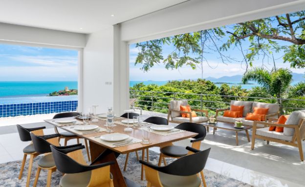 Luxury 3 Bedroom Sunset Sea View Villa in Big Buddha