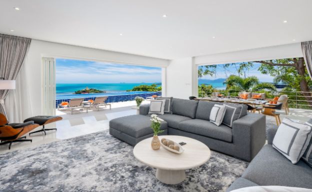 Luxury 3 Bedroom Sunset Sea View Villa in Big Buddha